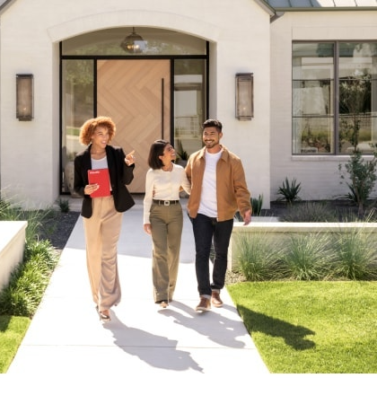 A family arriving at a premium South Delhi builder floor